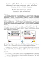 Offre de stage: Étude de la consommation énergétique et optimisation d'une chaîne de traitement pour la Distribution Quantique de Clés à Variables Continues